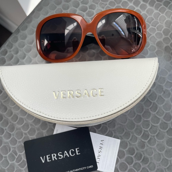 Versace Burnt Orange Sunglasses from Italy main image 5
